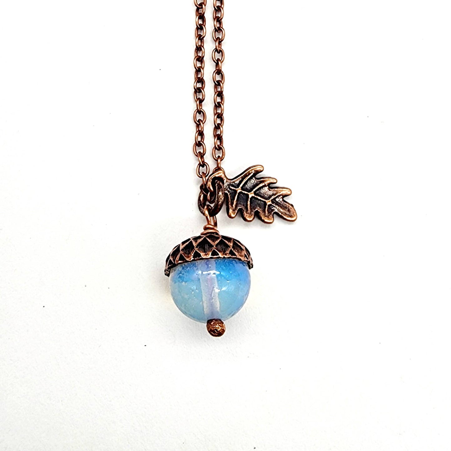 Acorn Necklace-Opalite