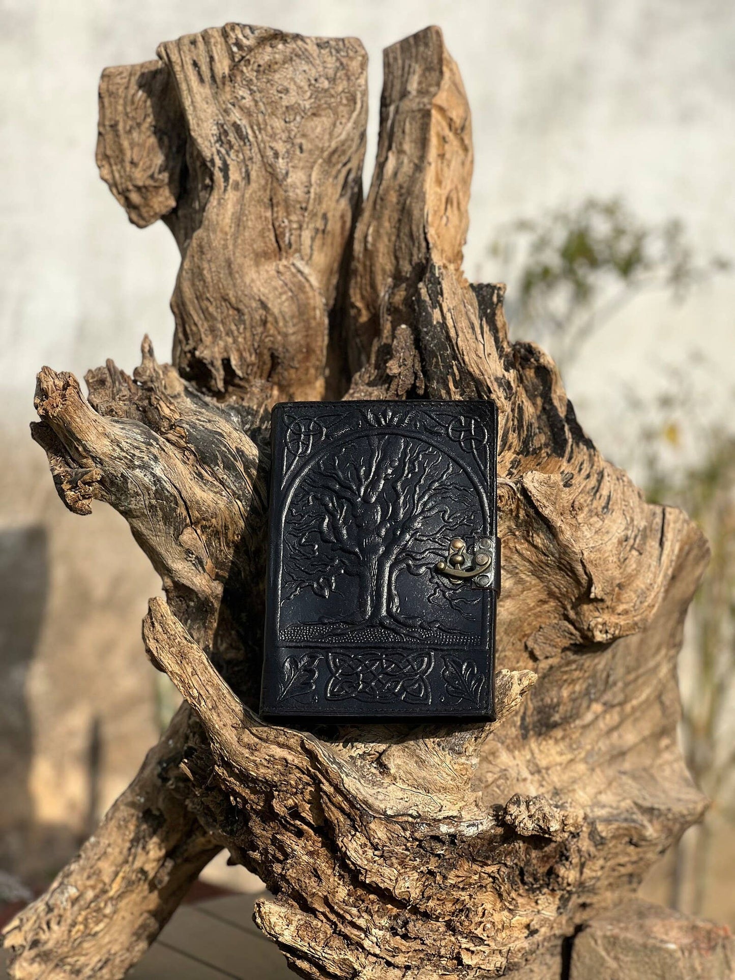 Leather Journal Tree Embossed Life of Tree