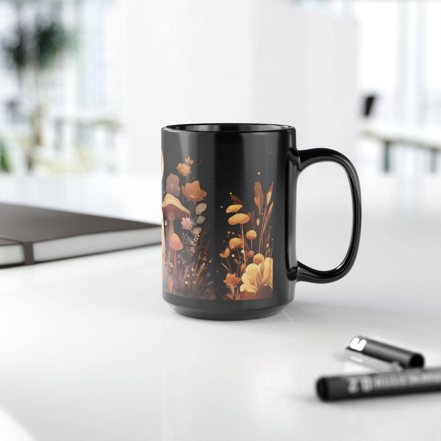 Ghost Garden Whimsy Coffee Mug