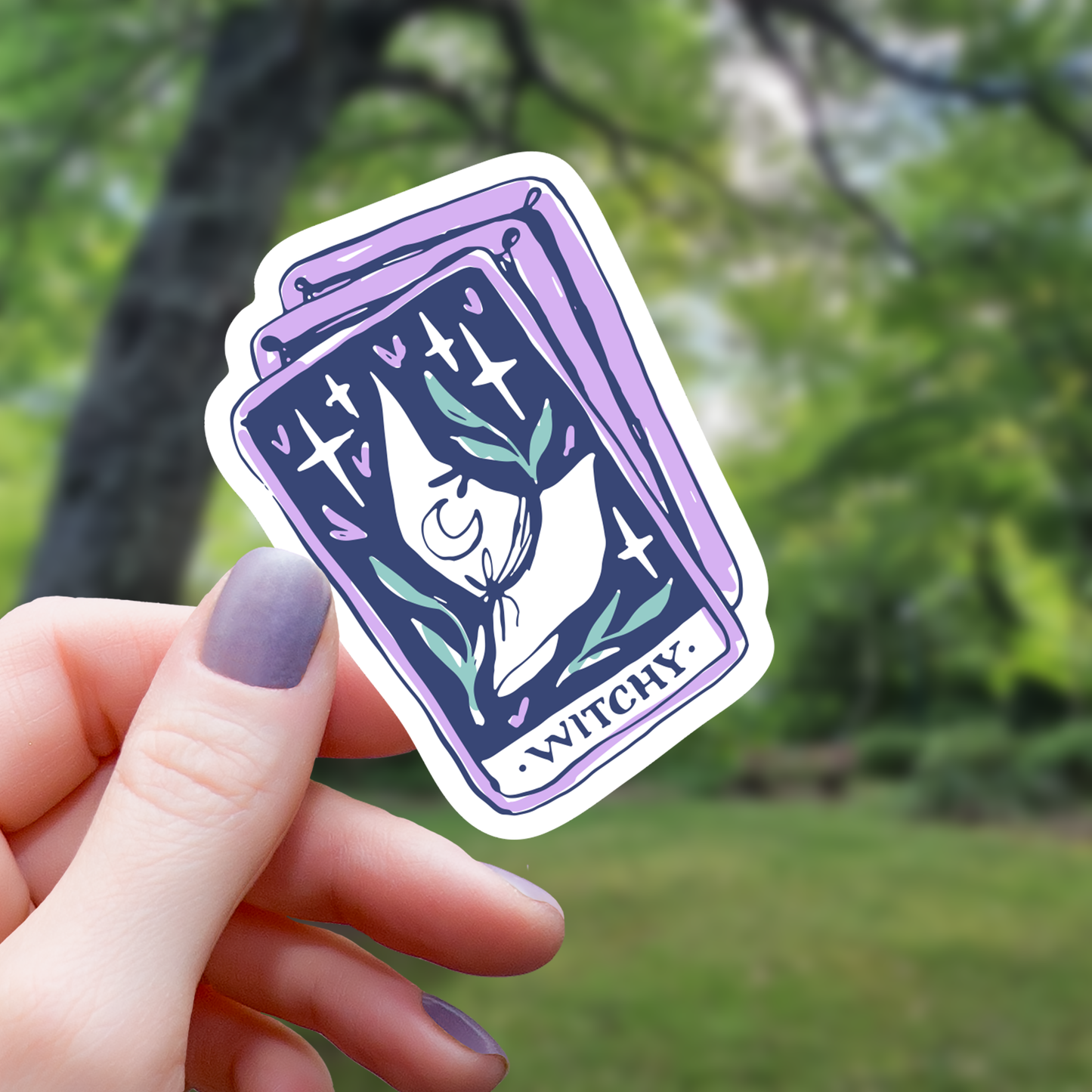 Pastel Witchy Tarot Card Deck Sticker - 3"