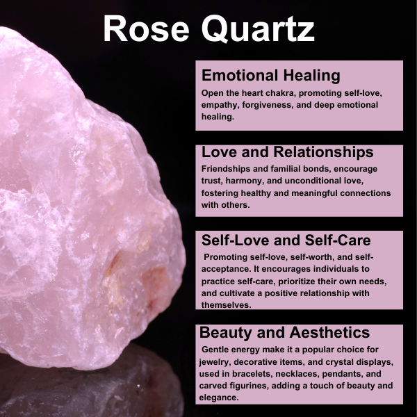 Rose Quartz Heart