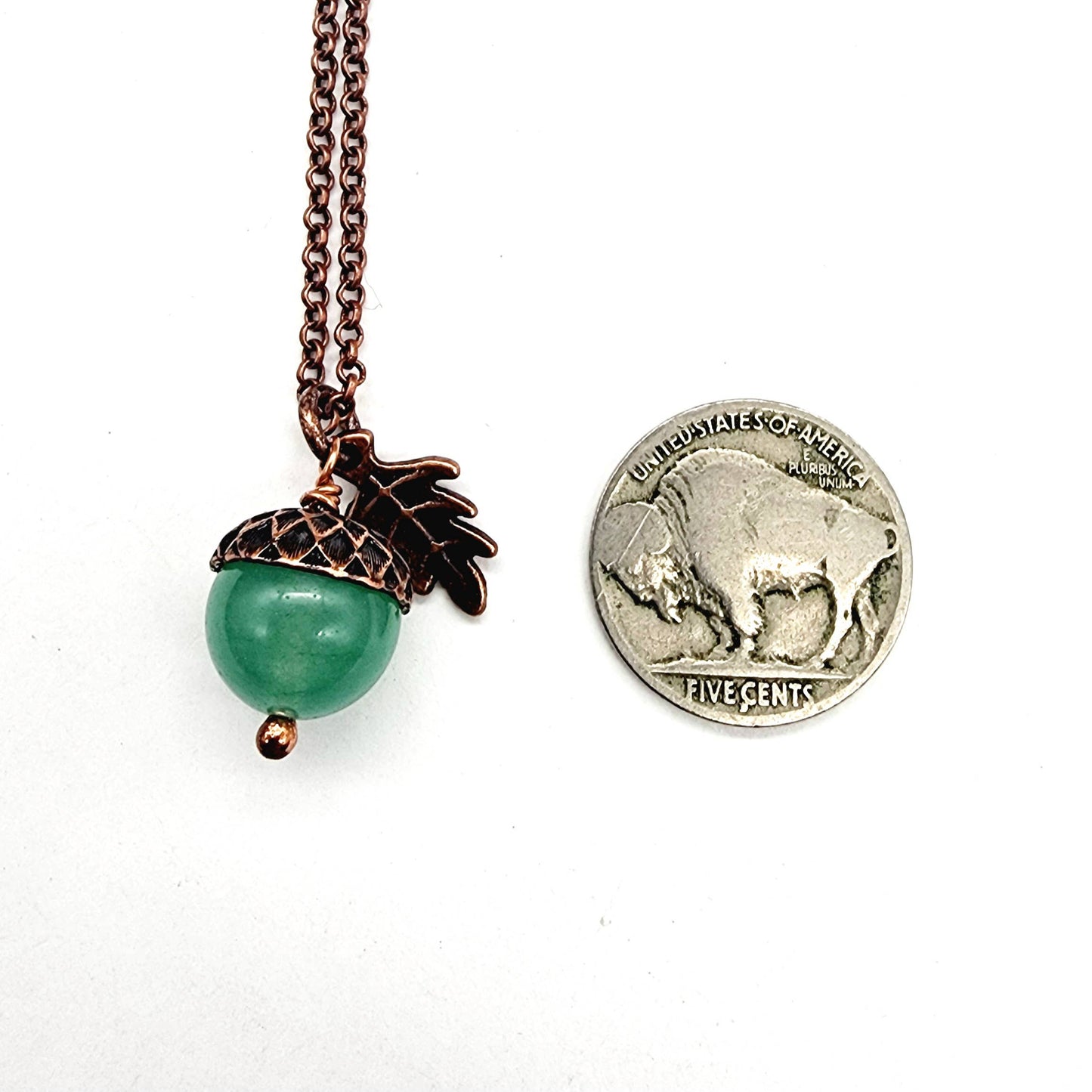 Acorn Necklace-Aventurine
