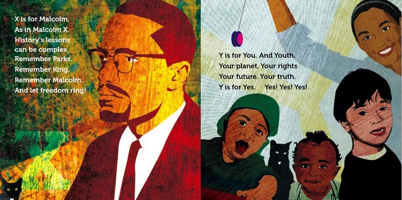 A is For Activist. Hardcover Board Book. Toddlers ABC's