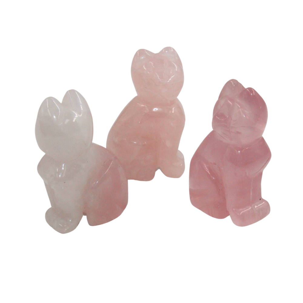 Crystal Cat - Rose Quartz