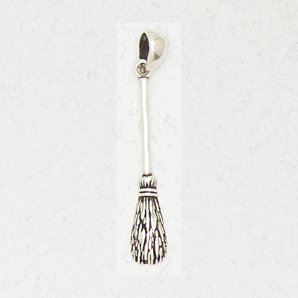 The Witch’s Broom Sterling Silver Pendant