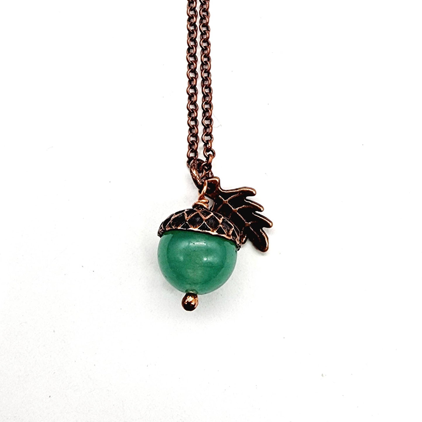 Acorn Necklace-Aventurine