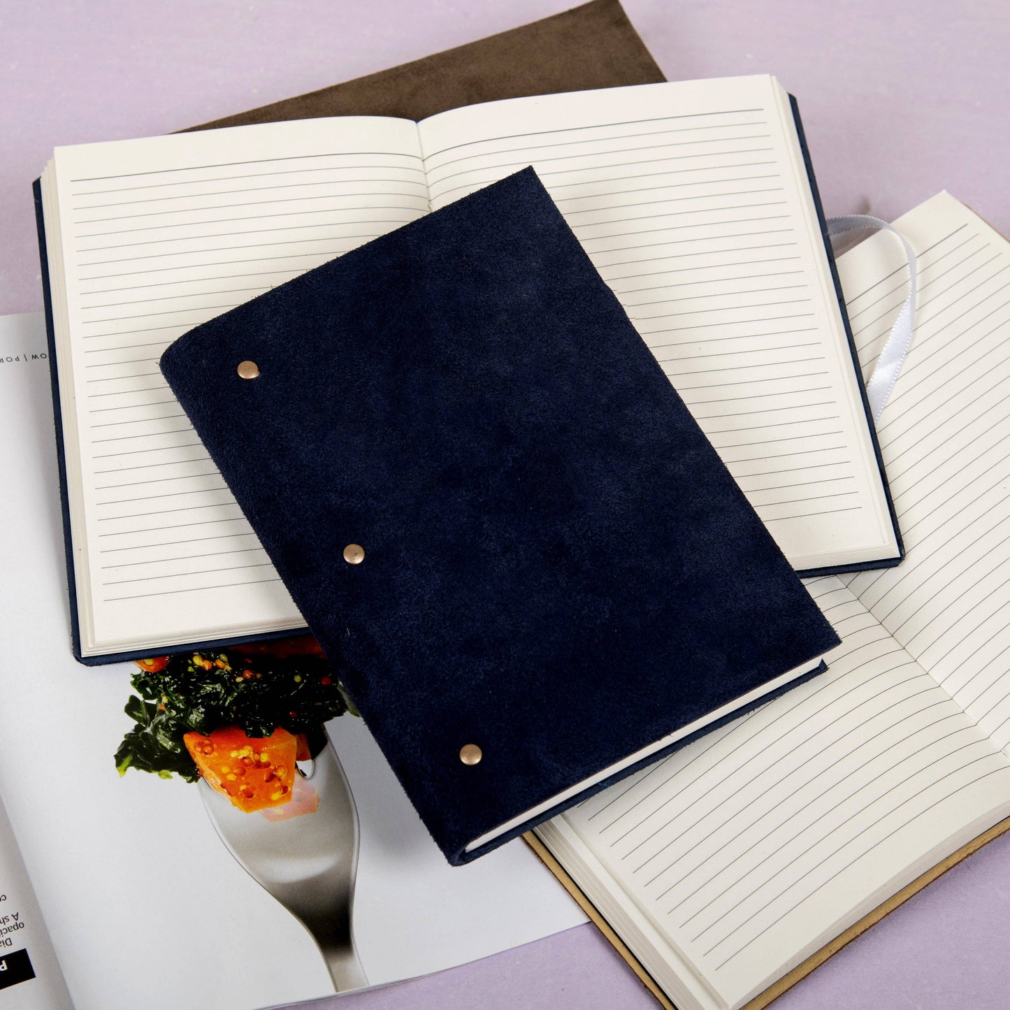 Soft Cover Suede Leather Journal
