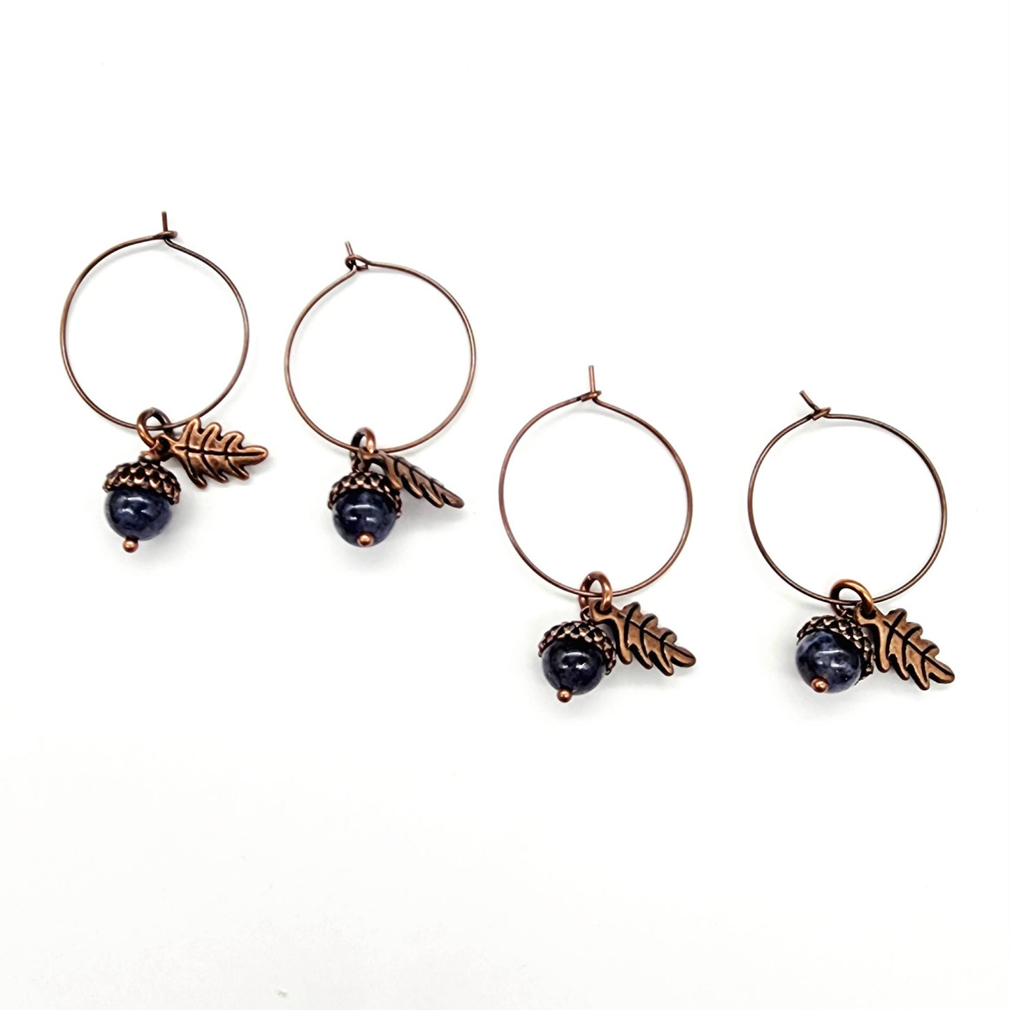 Acorn Earrings-Iolite