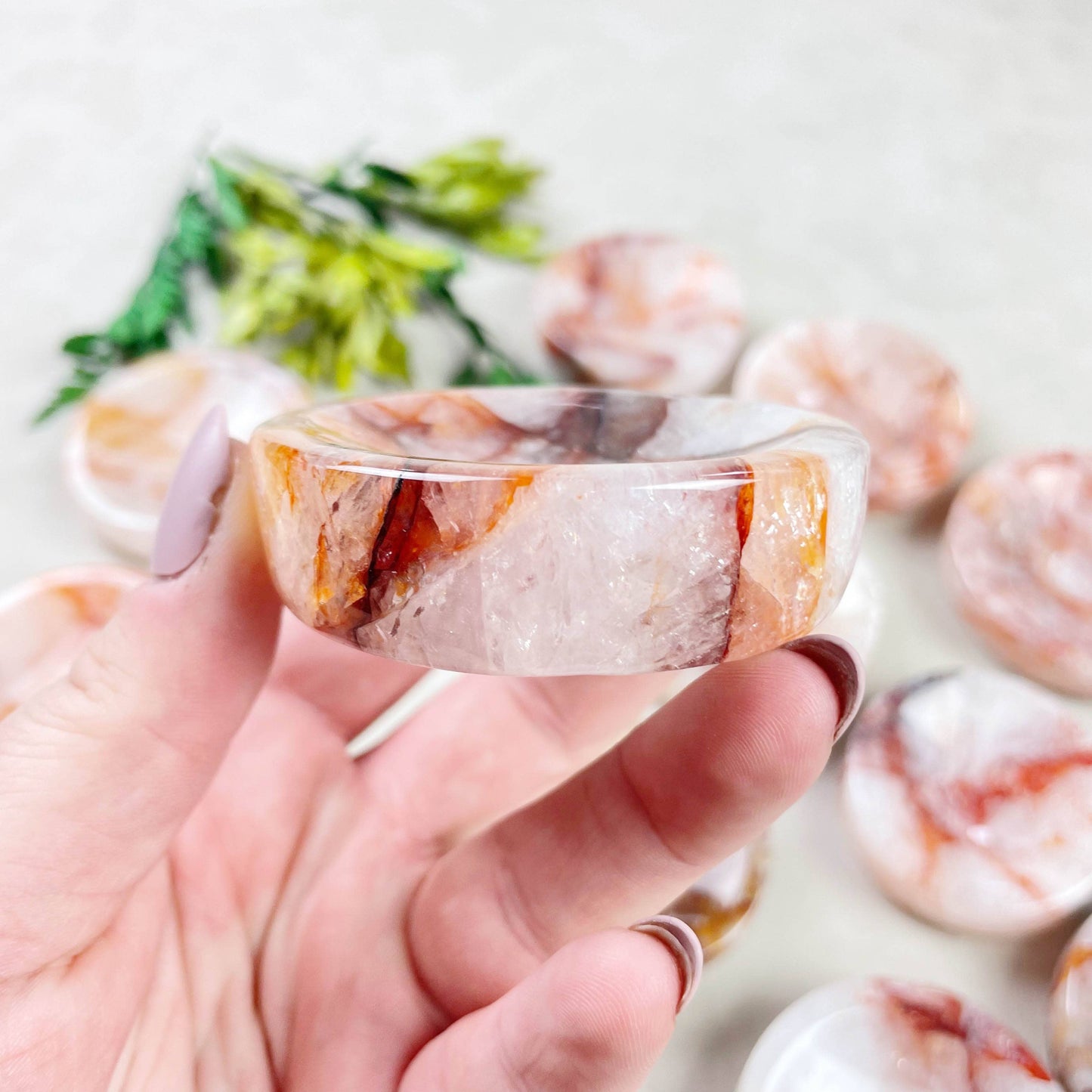 Small Fire Quartz Bowl