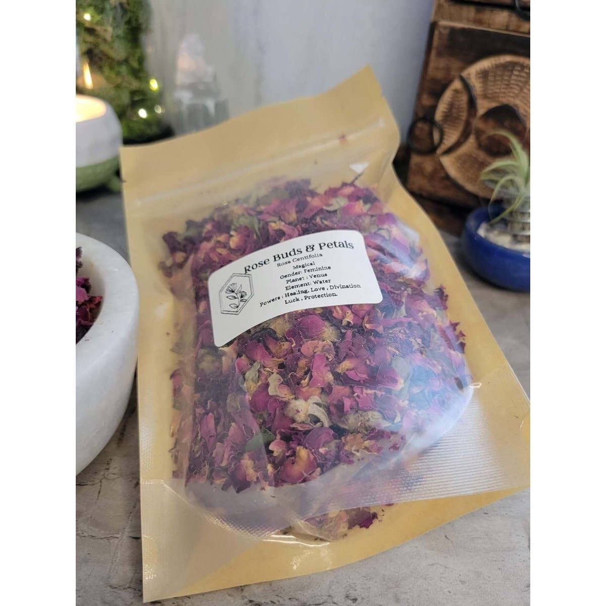 Rose Buds & Petals 1oz Dried Flowers
