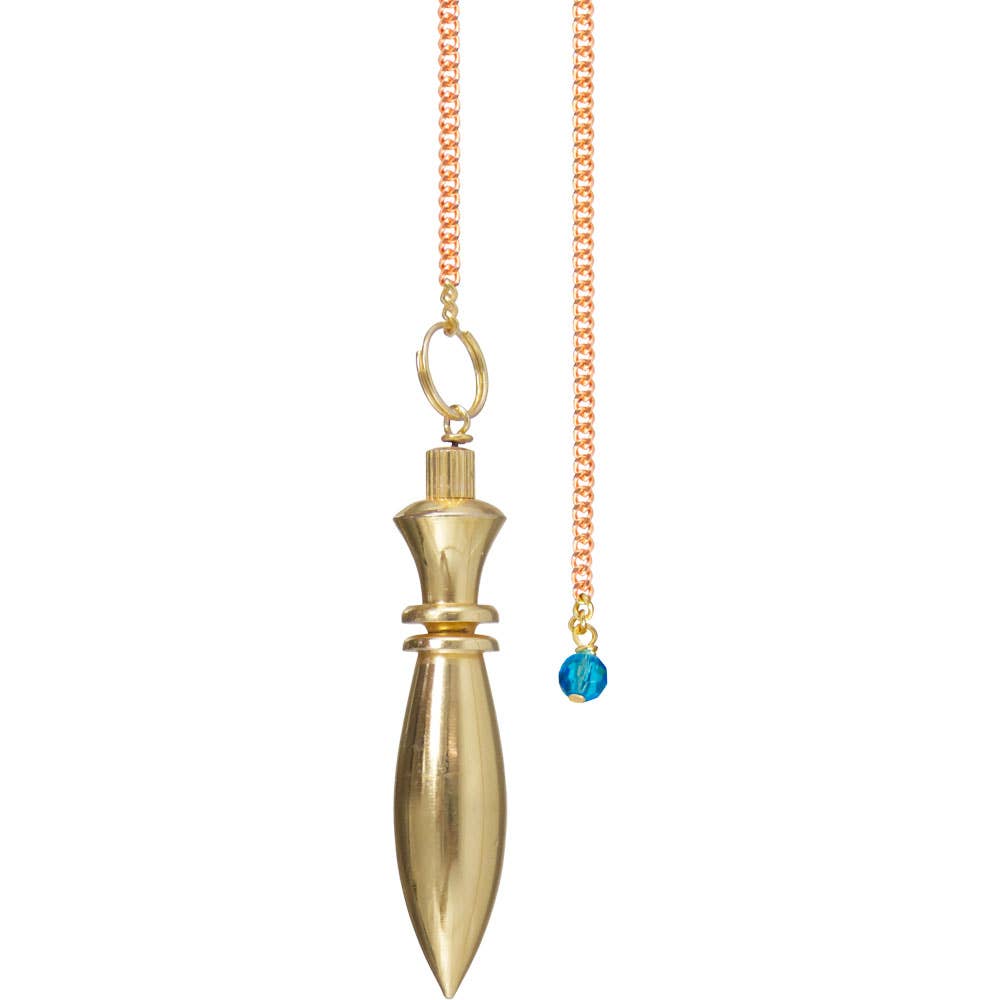 Metal Pendulum Chambered Egyptian Brass