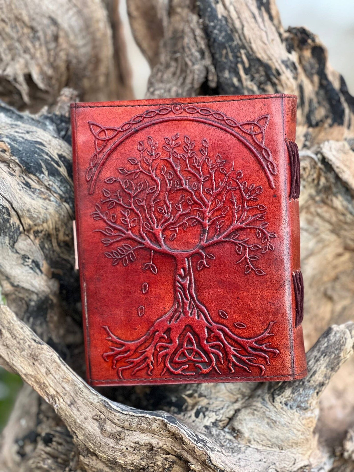 Leather Journal Tree Embossed Life of Tree