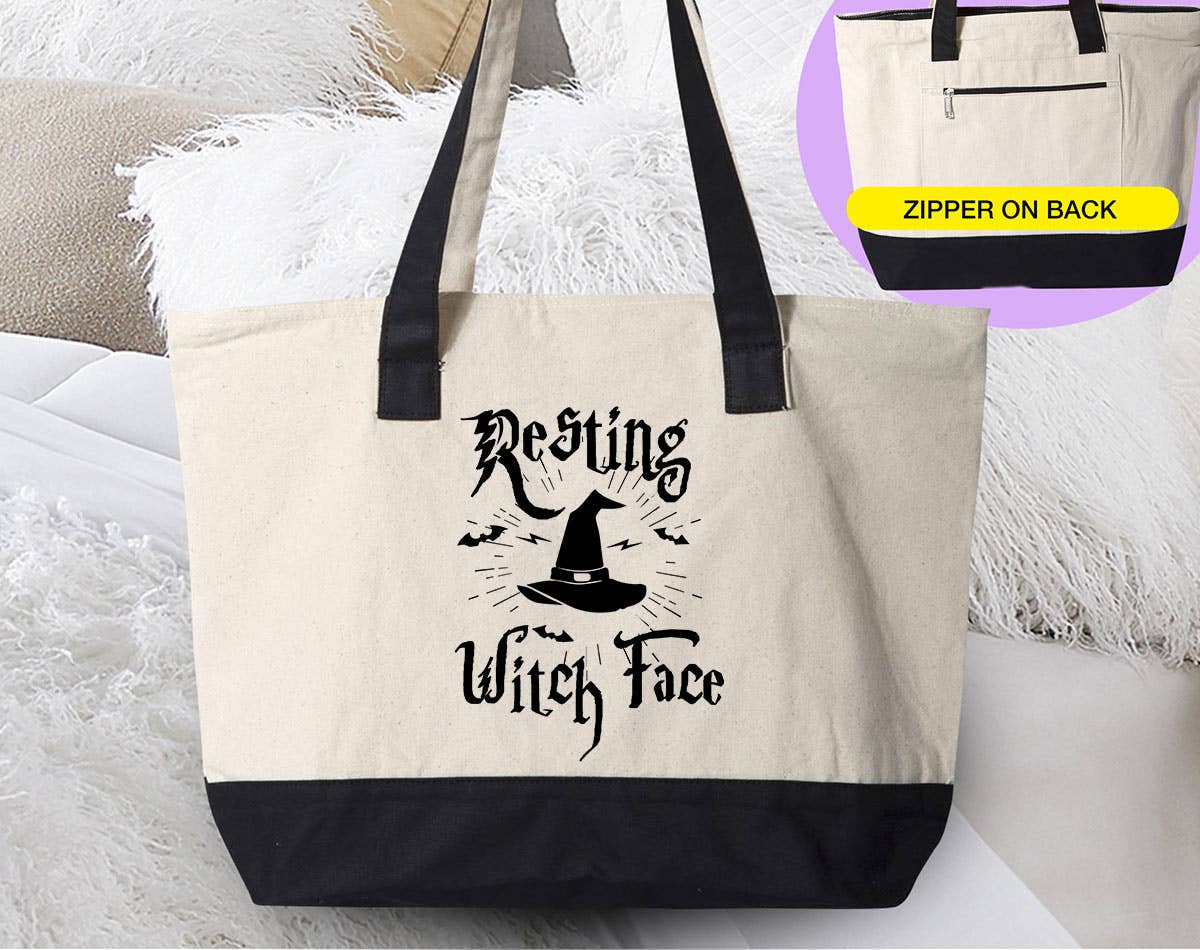 Resting Witch Face -Tote Bag