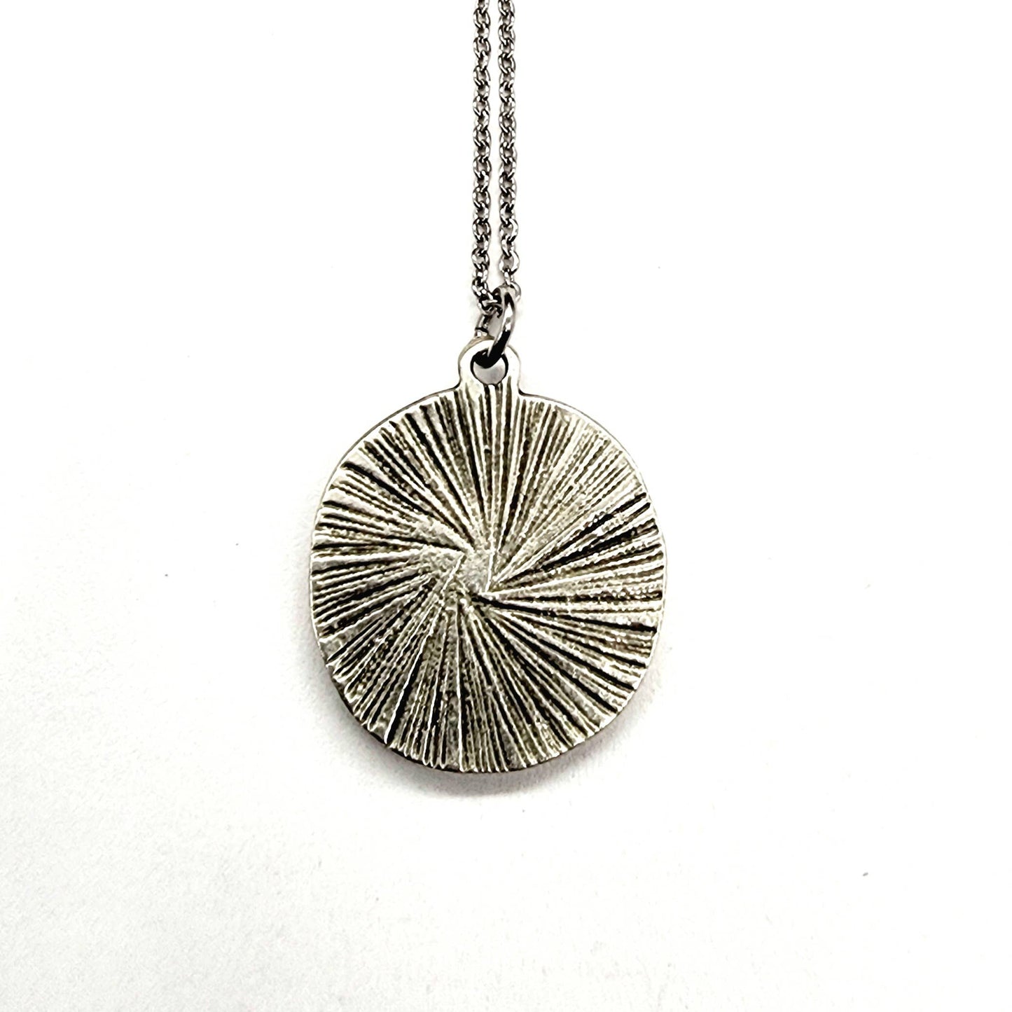Thistle Necklace - Antique Silver
