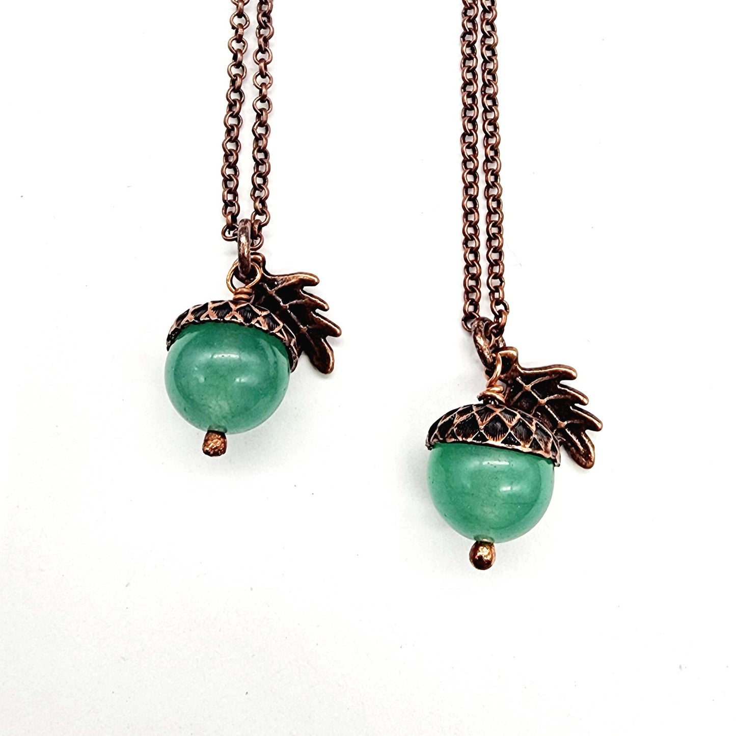 Acorn Necklace-Aventurine