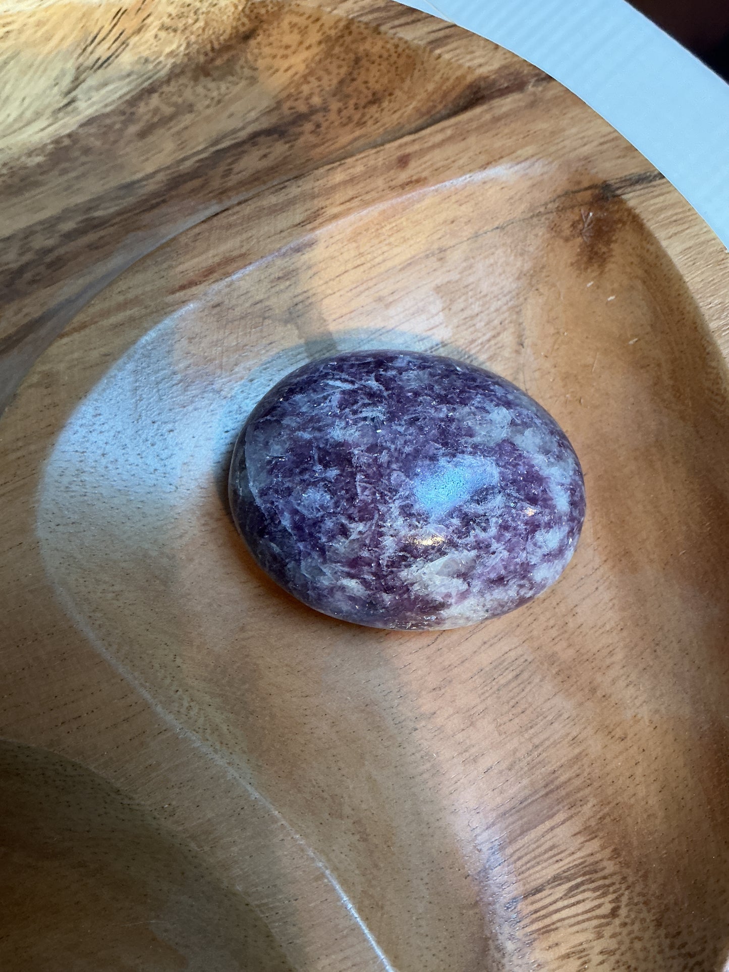 Lepidolite Palmstone