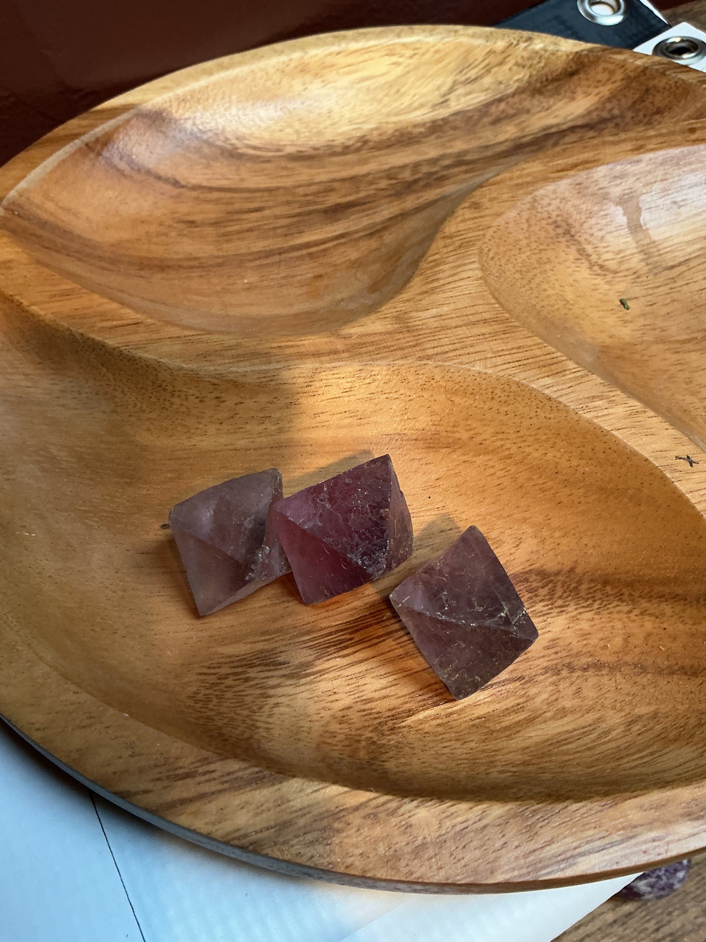 Fluorite Octahedrons