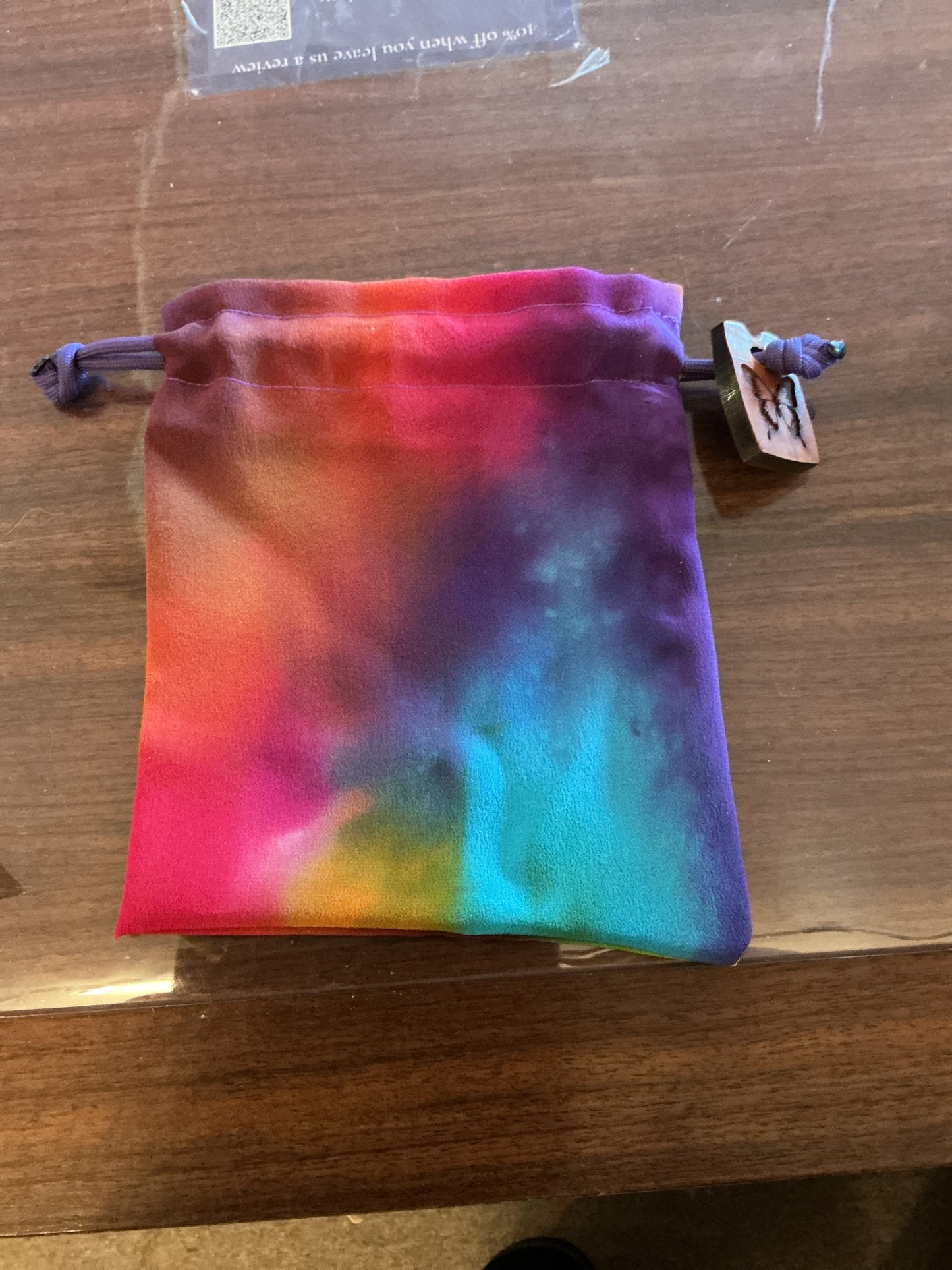 100% Silk Hand Dyed, Hand Painted Tarot Bag
