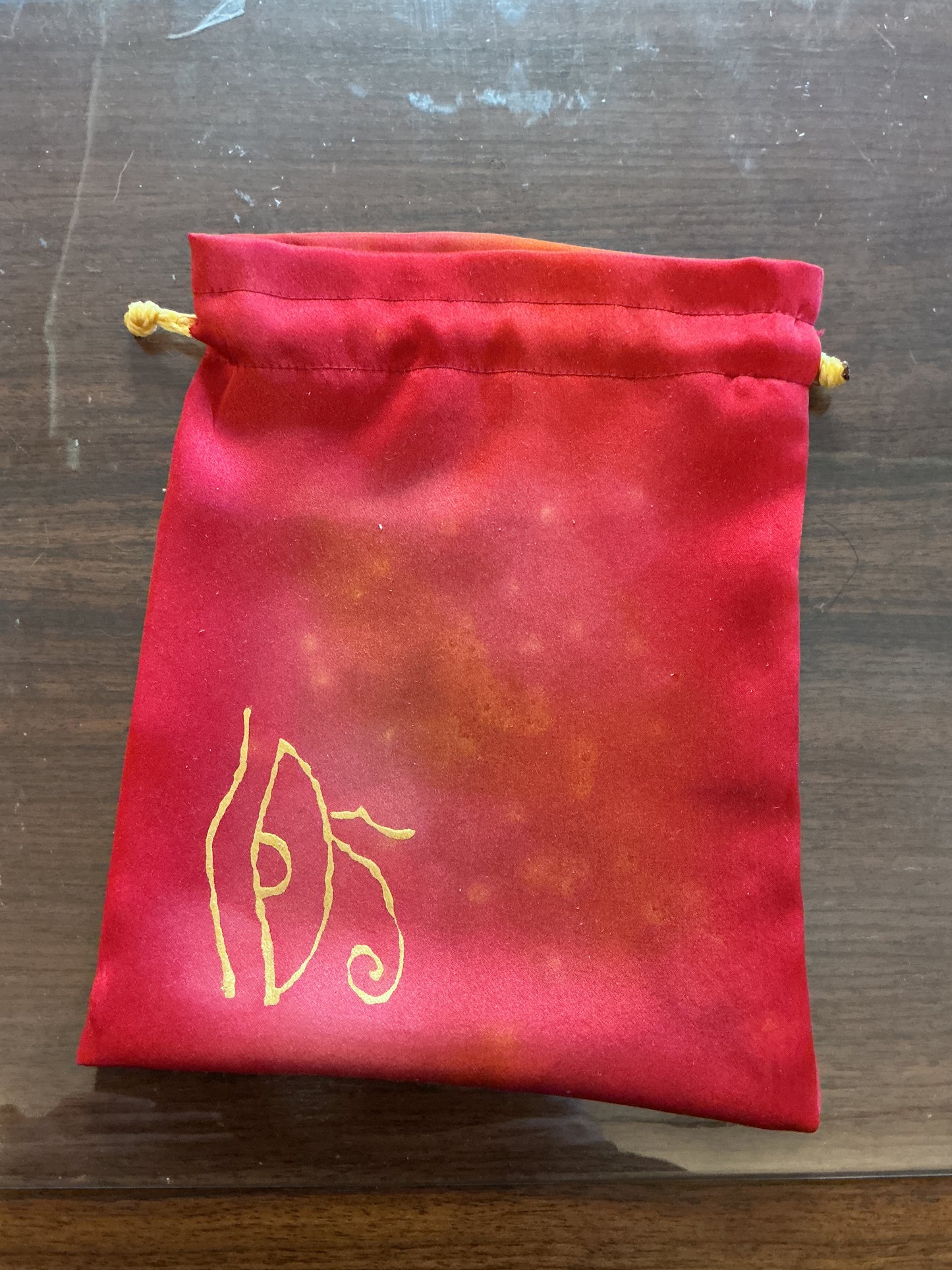 100% Silk Hand Dyed, Hand Painted Tarot Bag