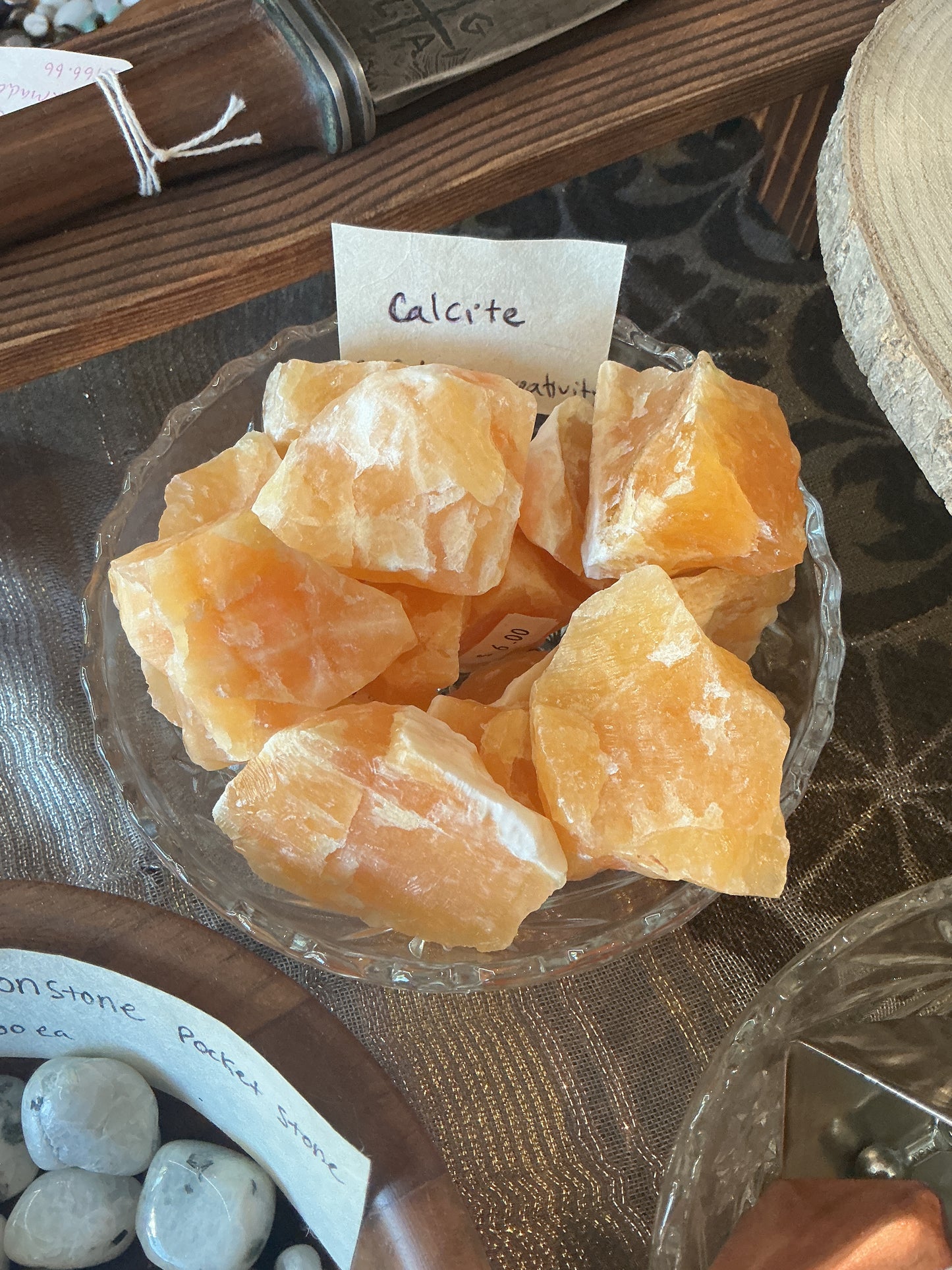 Raw Orange Calcite