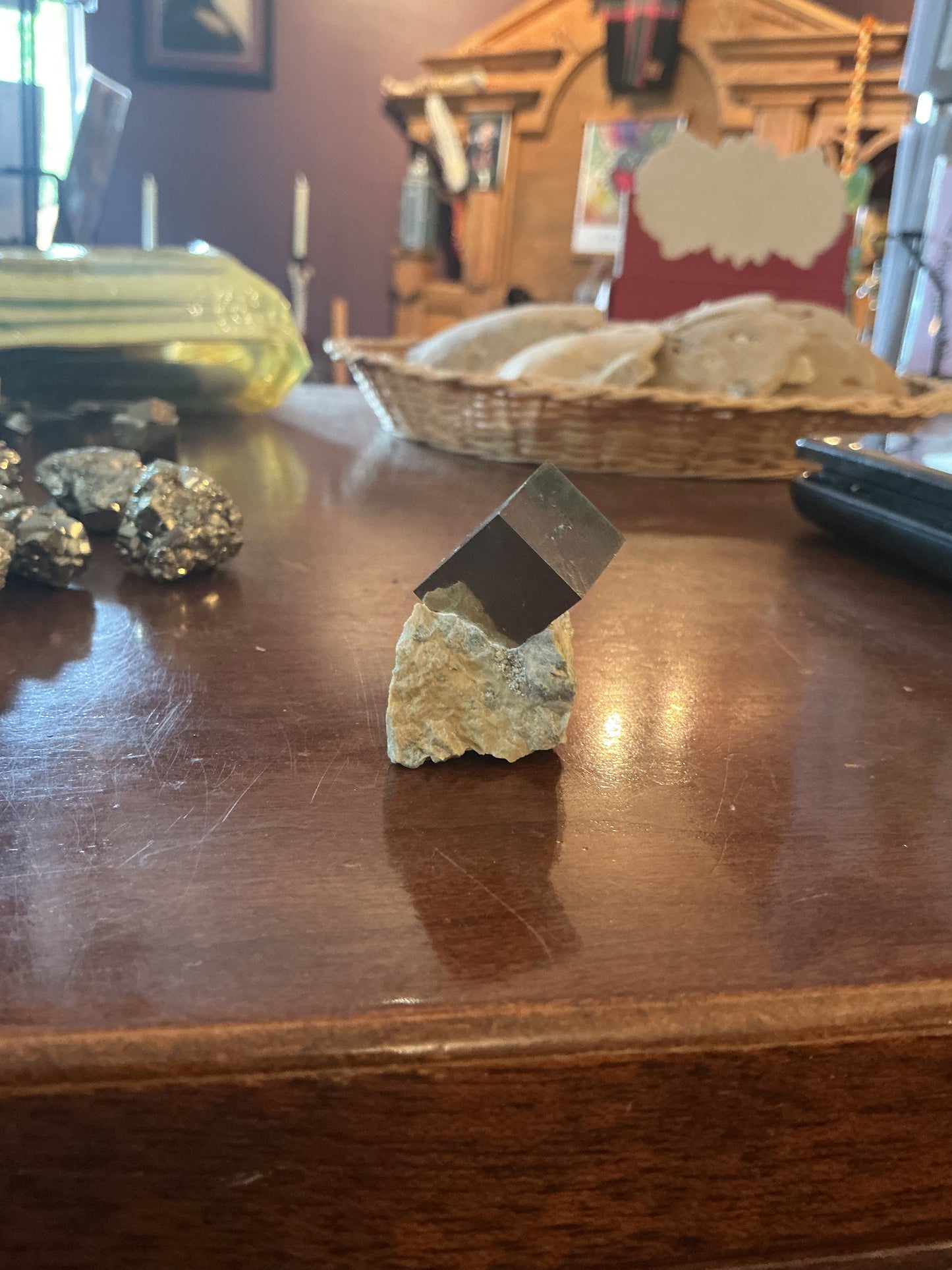 Cubed Iron Pyrite