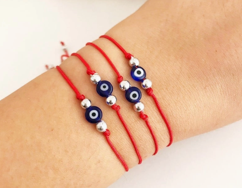 Evil Eye Bracelet, adjustable