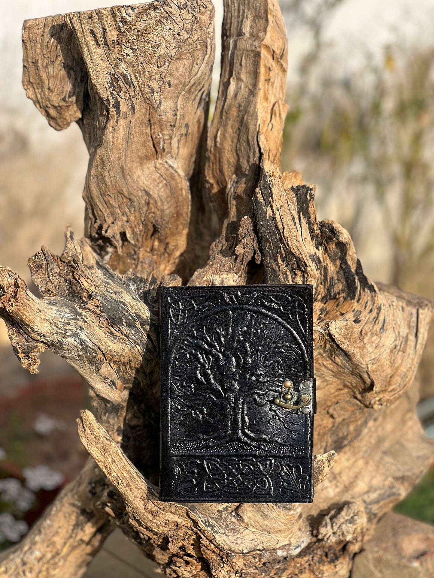 Leather Journal Tree Embossed Life of Tree