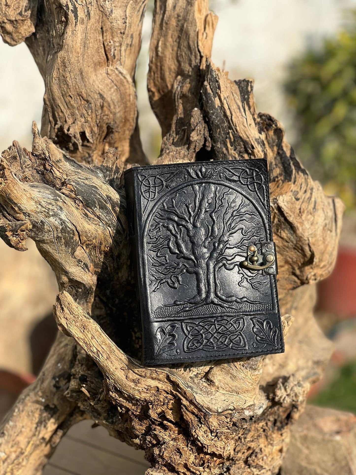 Leather Journal Tree Embossed Life of Tree
