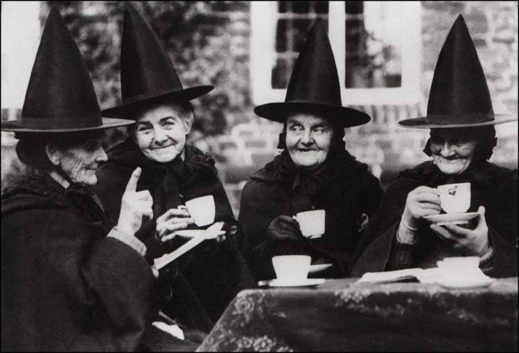 Witches Tea Party Notecard