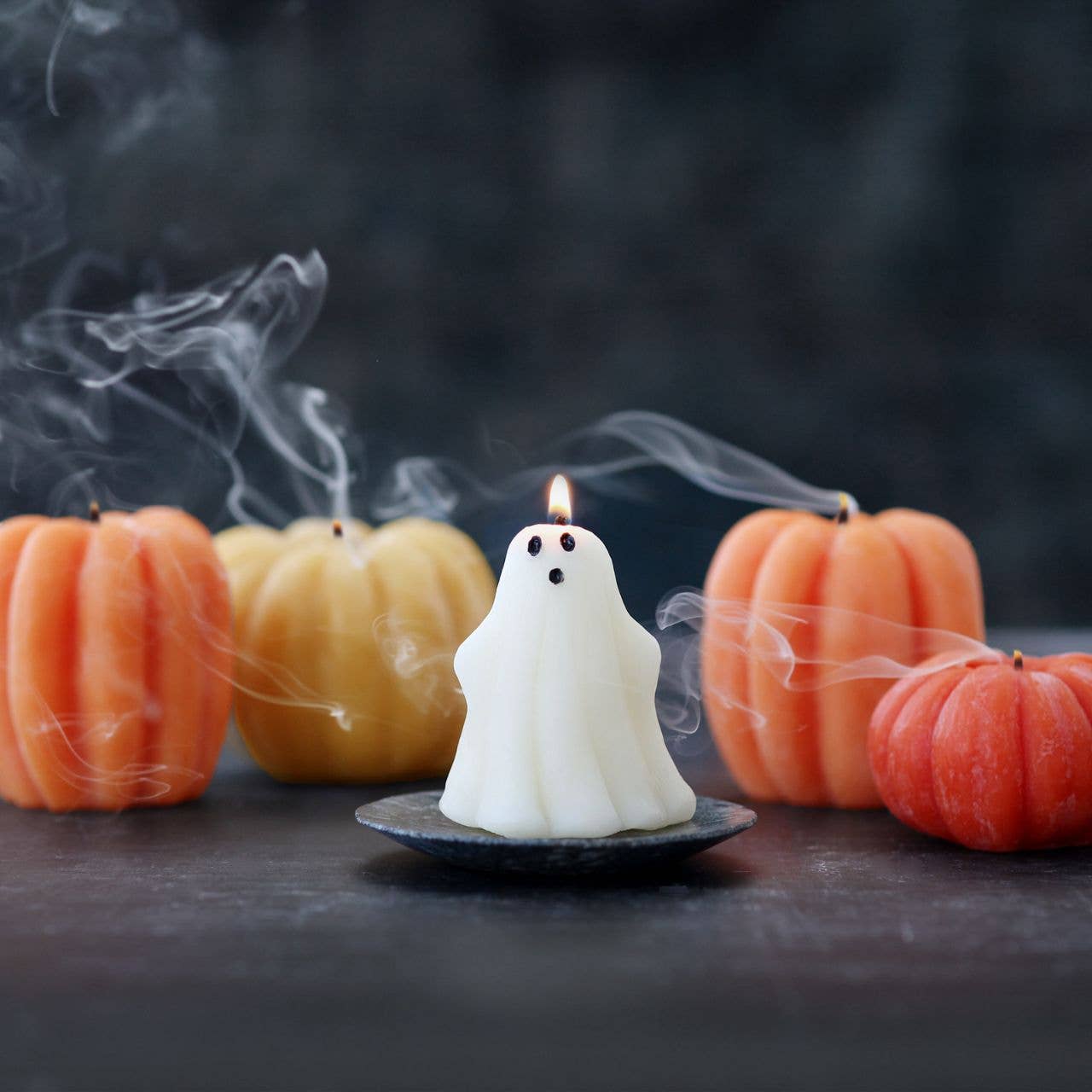 Ghost Candle – 100% Beeswax 3” Handcrafted