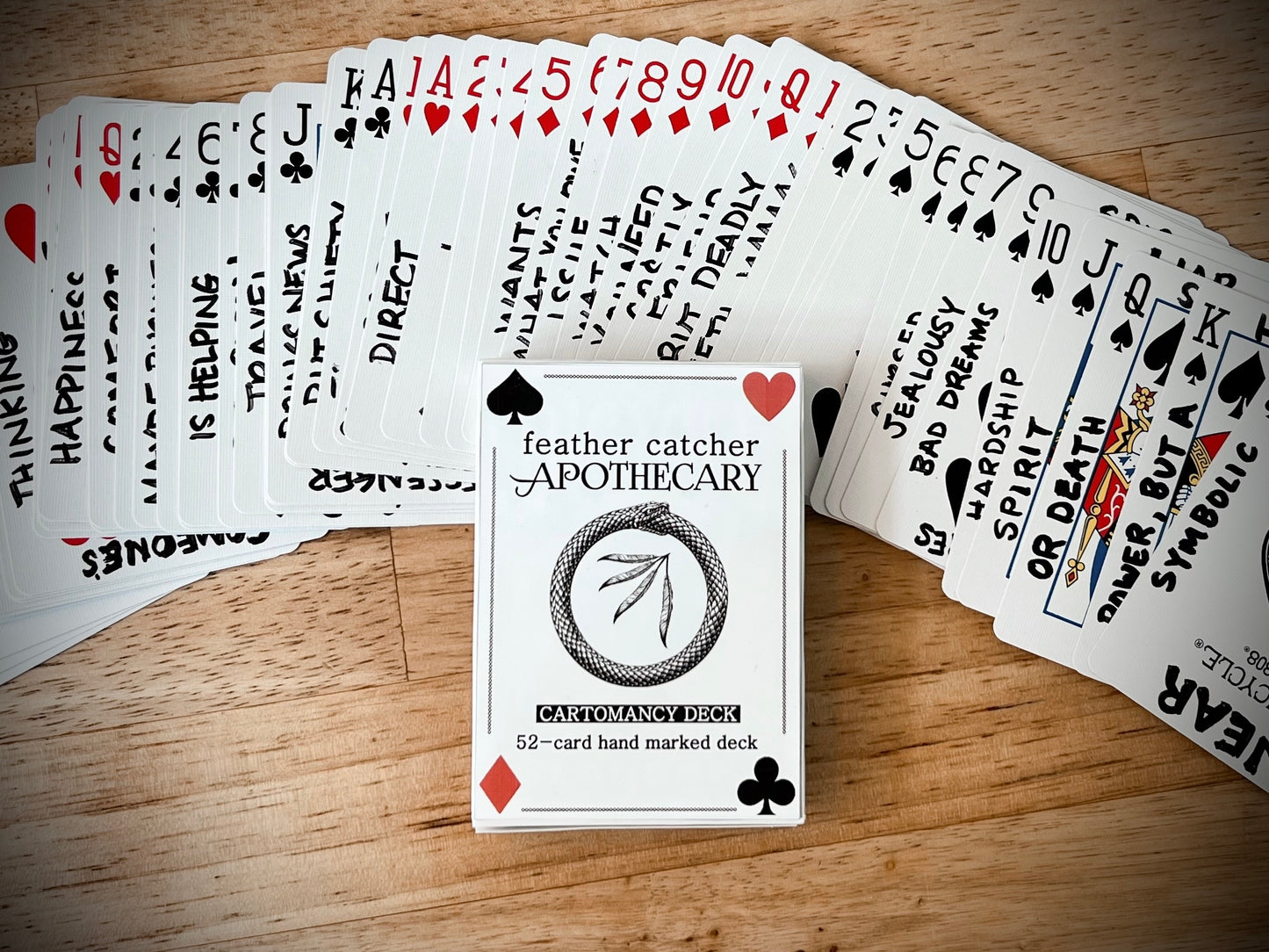Hand Marked Cartomancy Deck