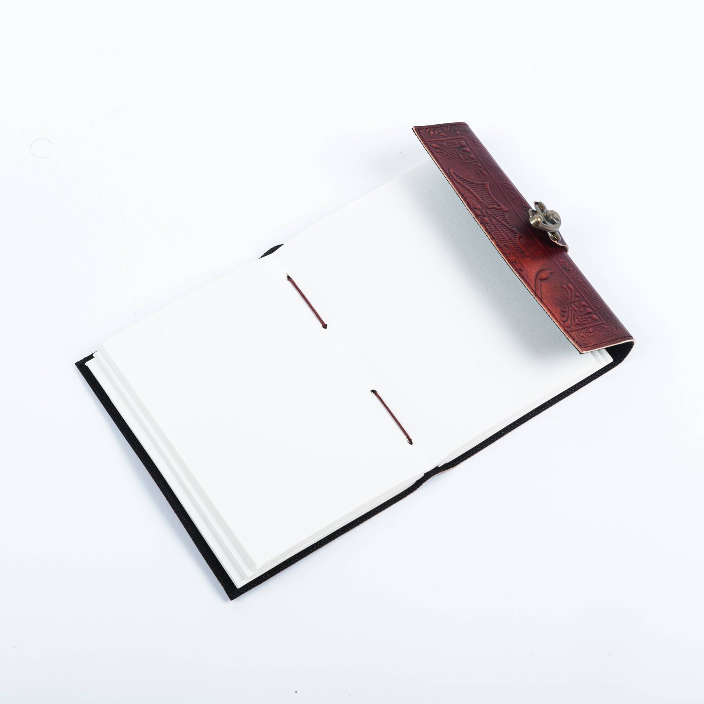 Leather Journal with Stone Dragon Embossed