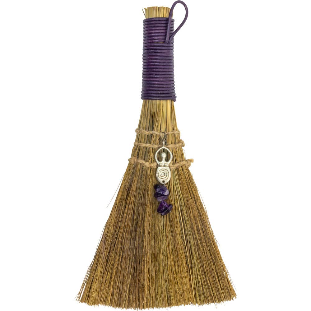 Broom - Goddess w/ Amethyst