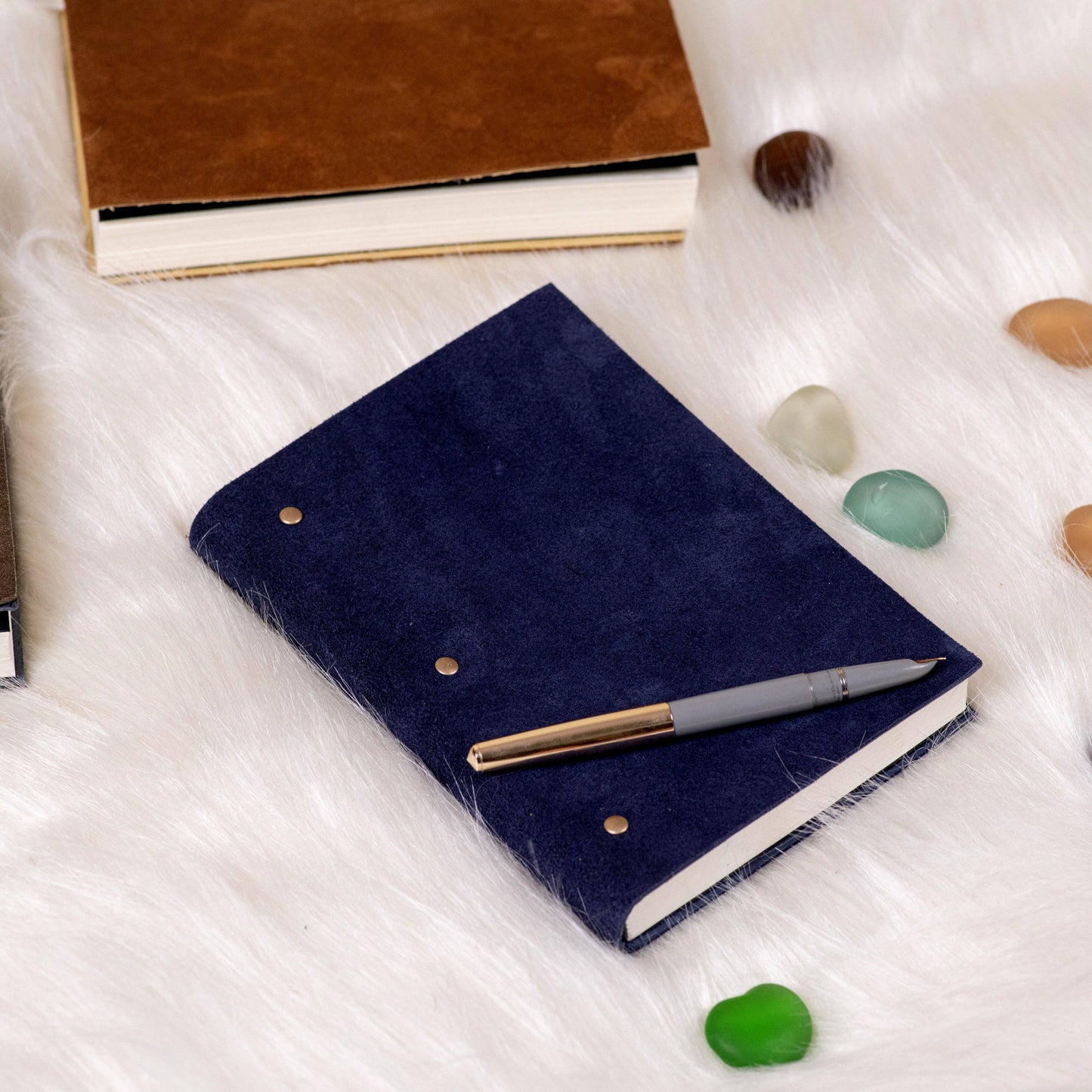 Soft Cover Suede Leather Journal