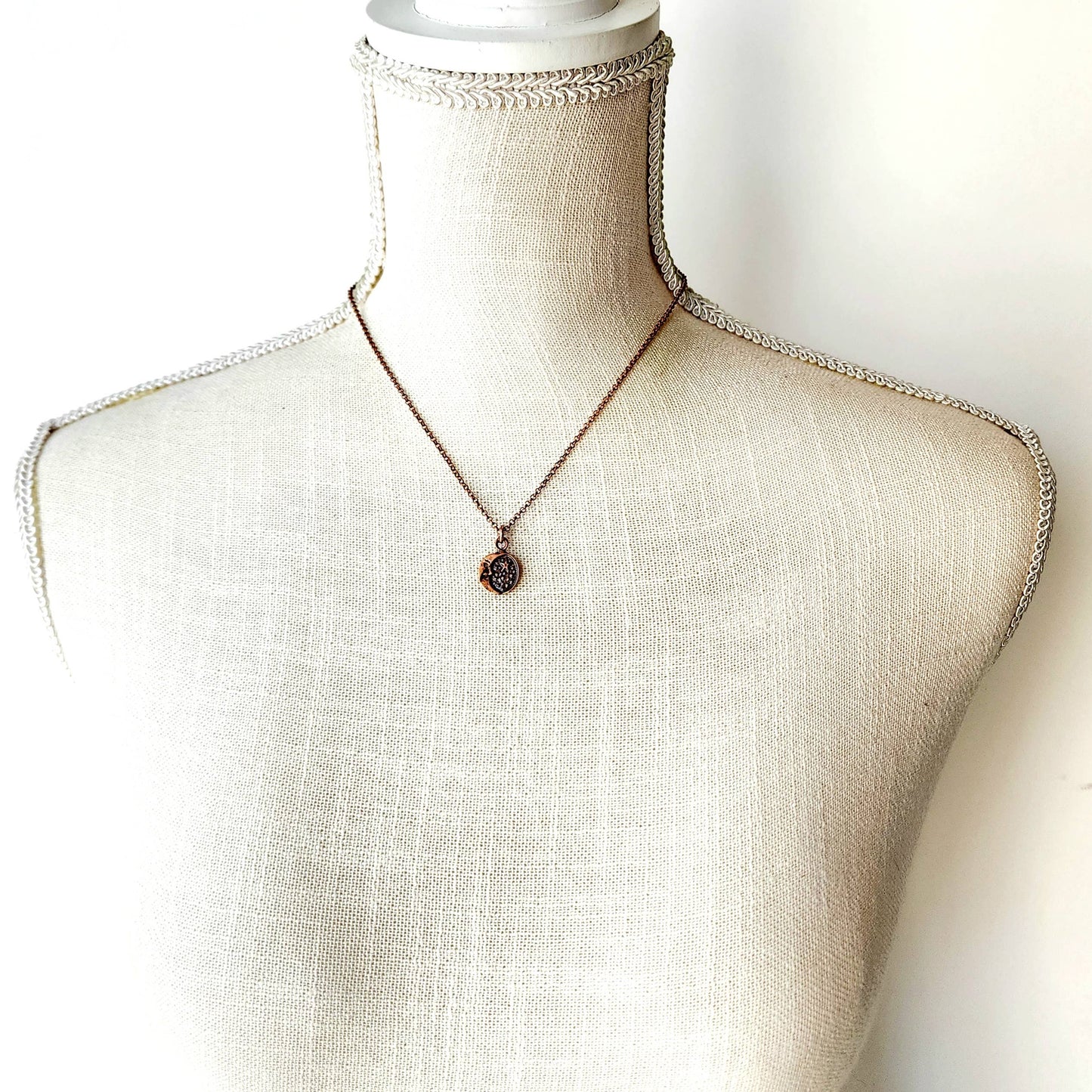 Antique Copper Starry Night Necklace