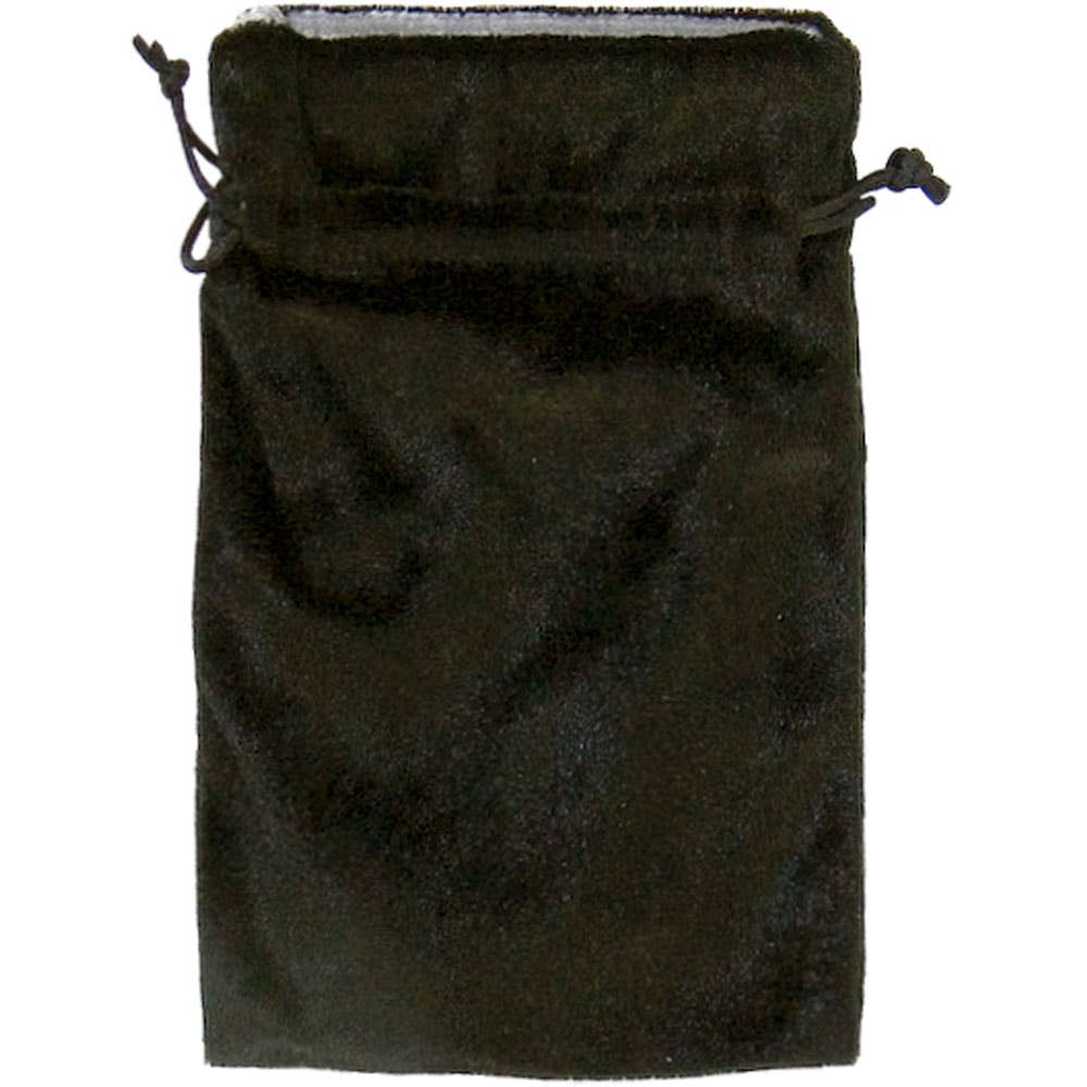 Black Velvet Bag w/ Silver Lining