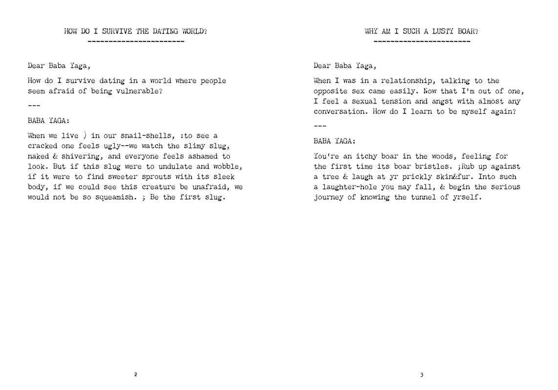 Ask Baba Yaga by Taisia Kitaiskaia