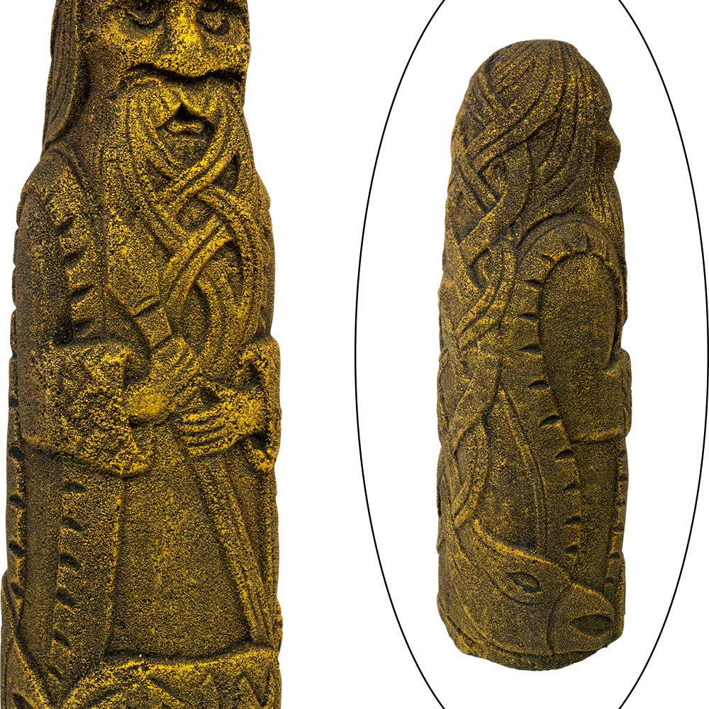 Volcanic Stone Statue - Odin