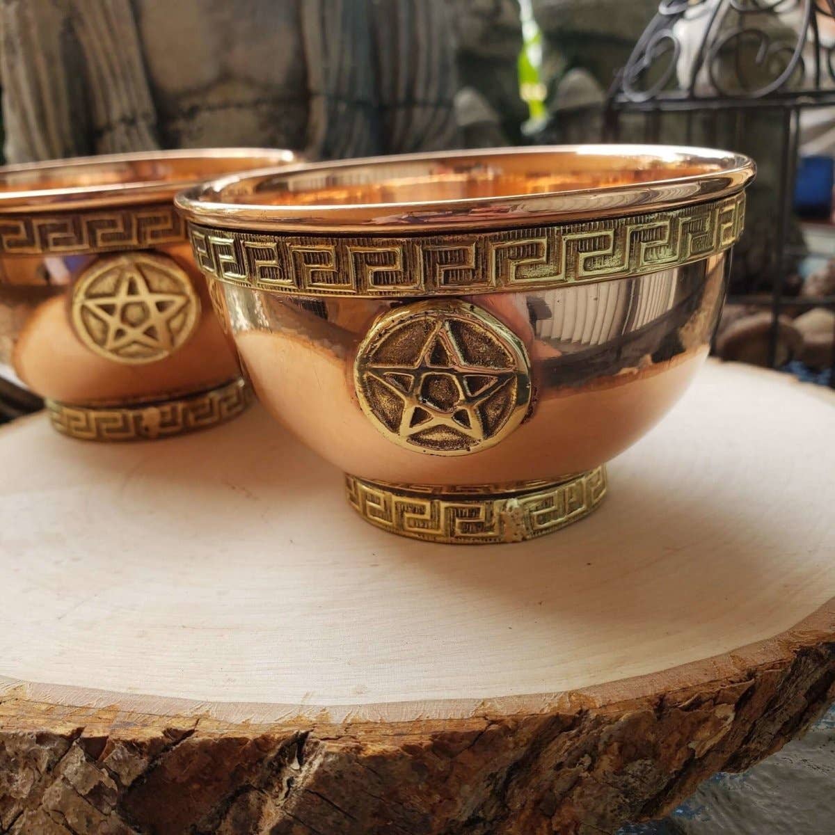 Copper Offering Bowls
