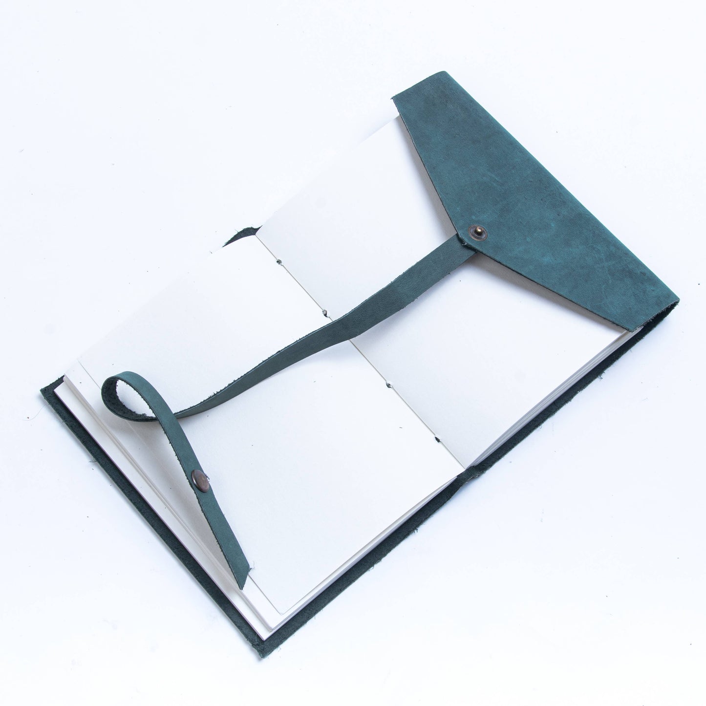 Teal Leather Journal