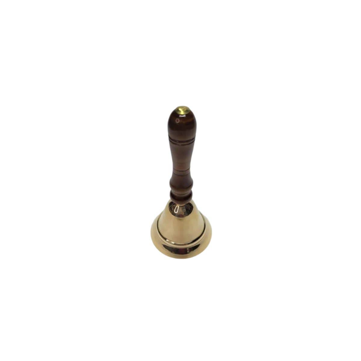 Brass Bell with Wooden Handle