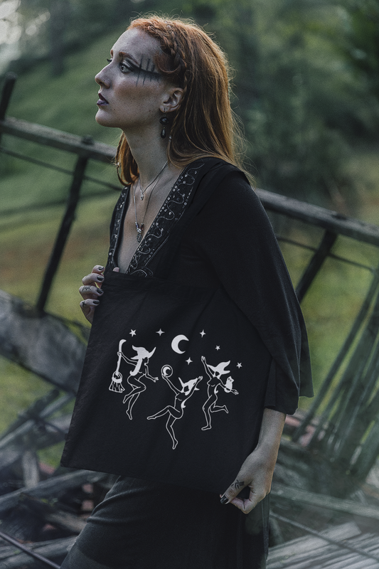 Dancing Witches Tote Bag