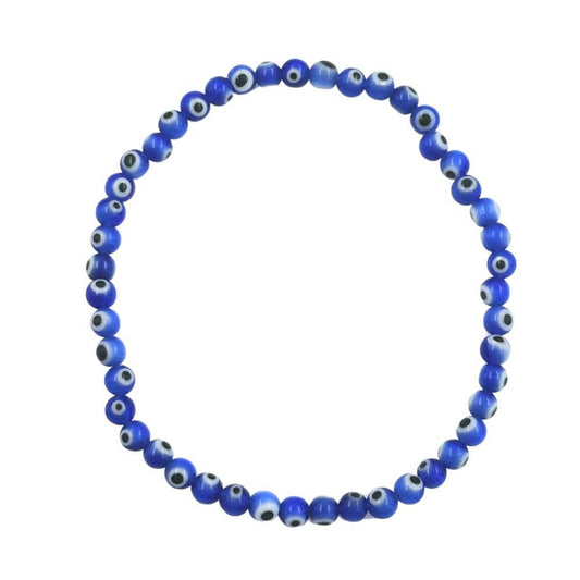 Dark Blue Evil Eye 4mm- Bracelet