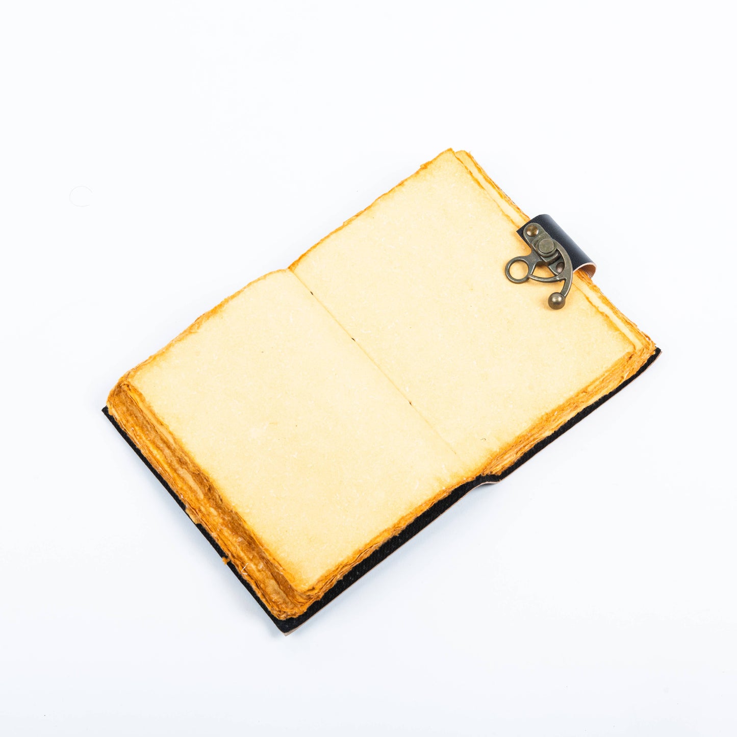 Leather Journal with Vintage Paper Tree Print
