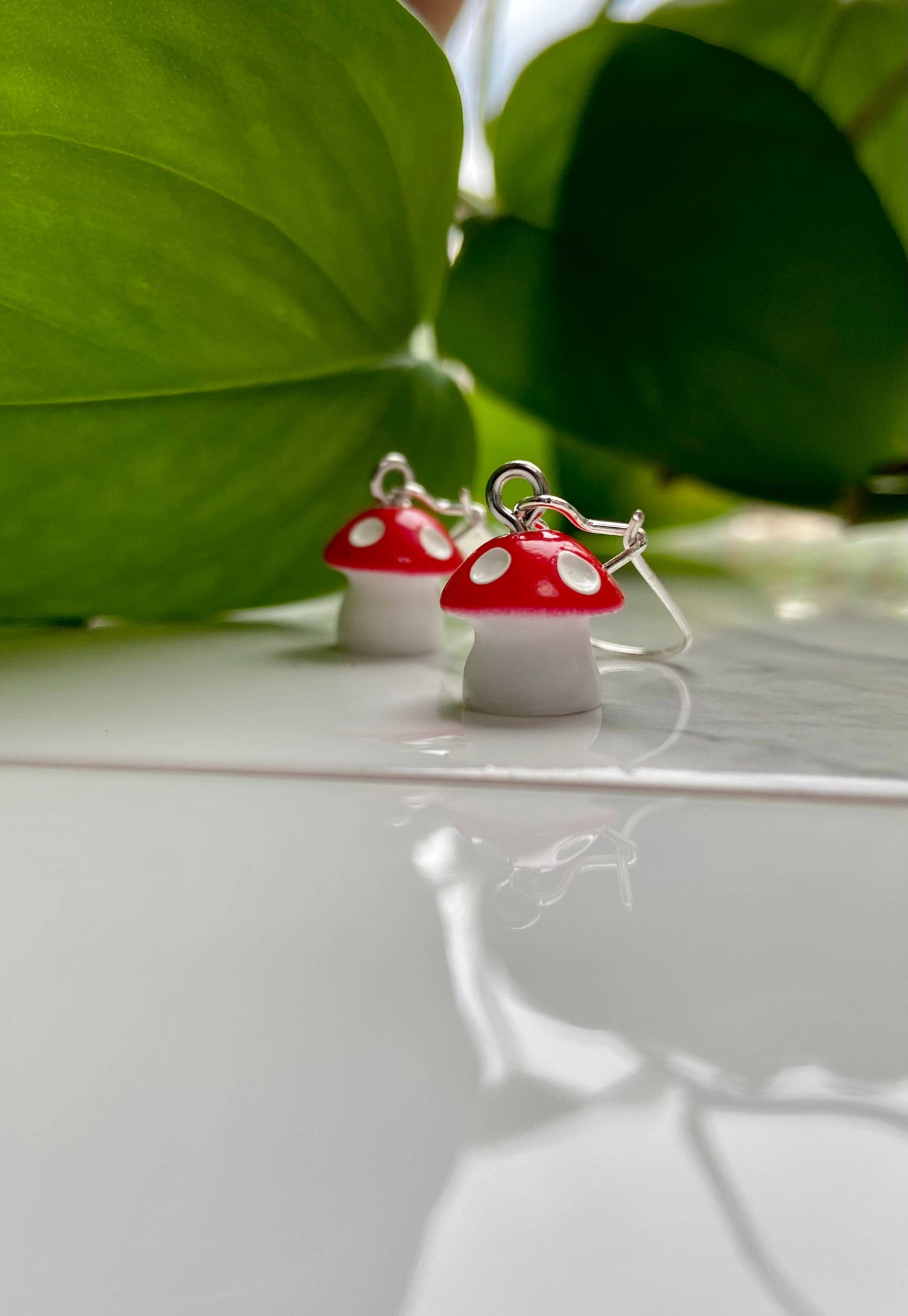 Mini Mushroom  Earring Set