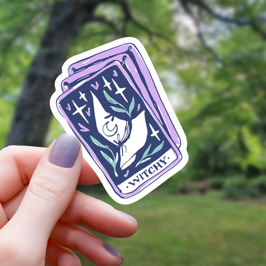 Pastel Witchy Tarot Card Deck Sticker - 3"