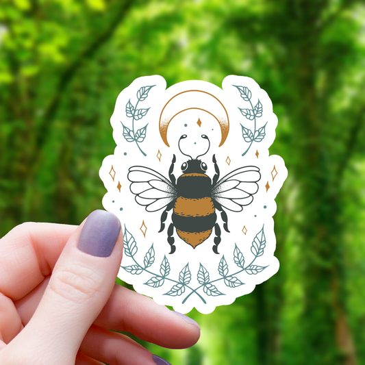 Mystical Honeybee Sticker - 3"