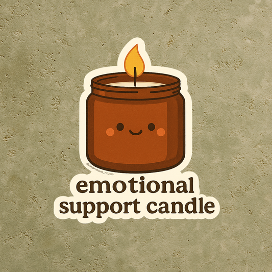 'Emotional Support Candle' Sticker