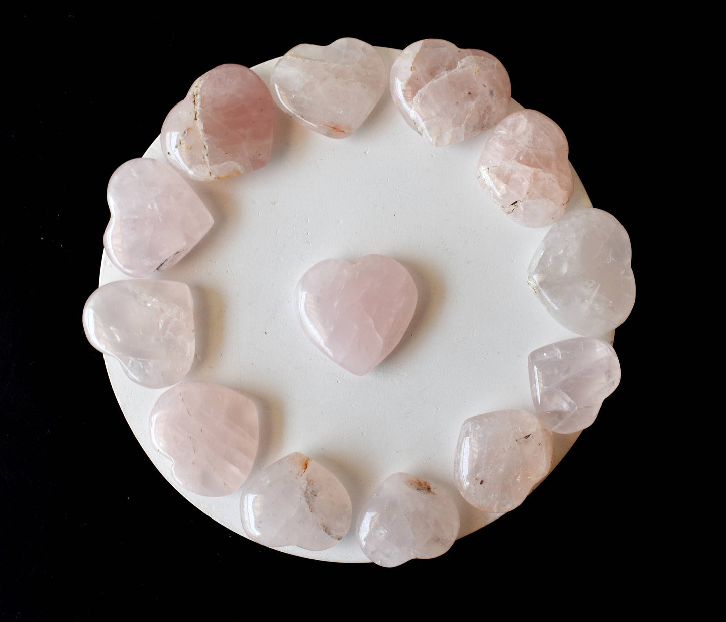 Rose Quartz Heart