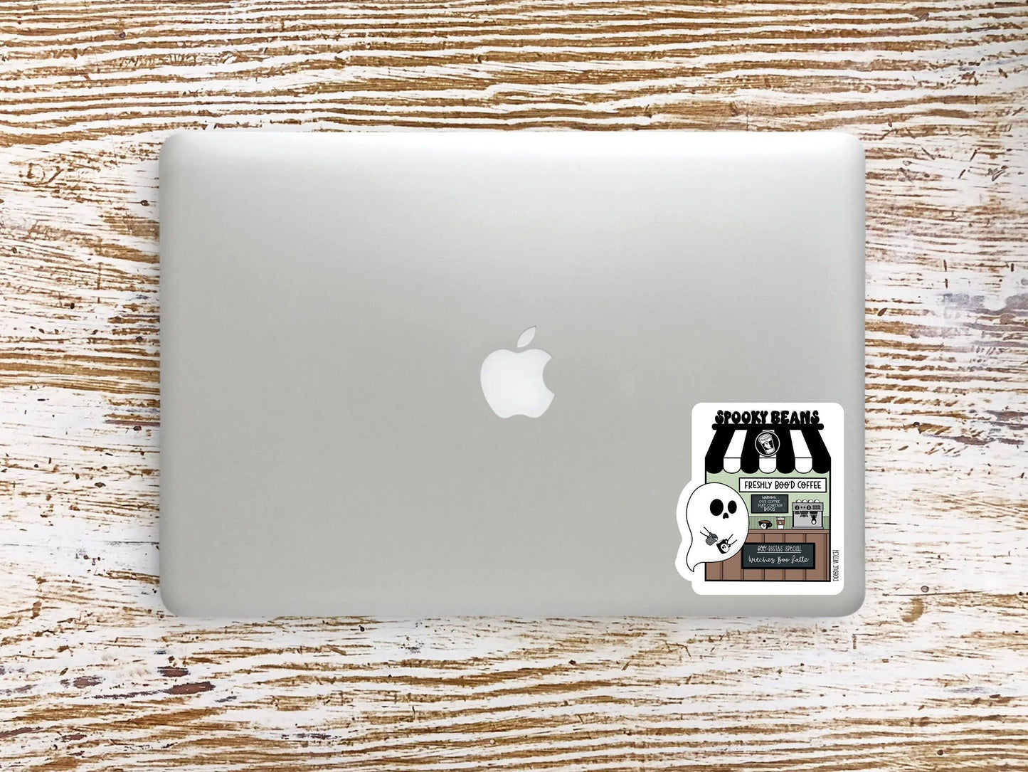 Ghost and Coffee Sticker